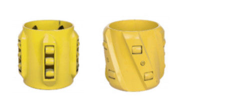 API 10D 4 1/2 Melhorar a qualidade do cimento Casing Centralizer de rolos de mola para perfuração de poço direcional