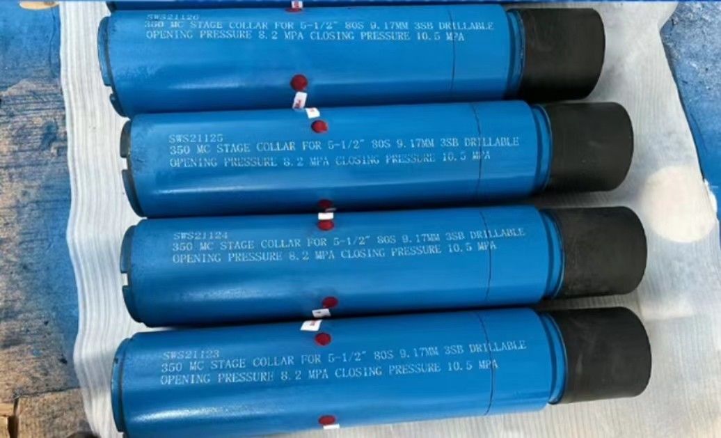 API Norma ISO 7 L80 BTC Filamento Collar de estágio hidráulico para cimento de poços de petróleo ou gás