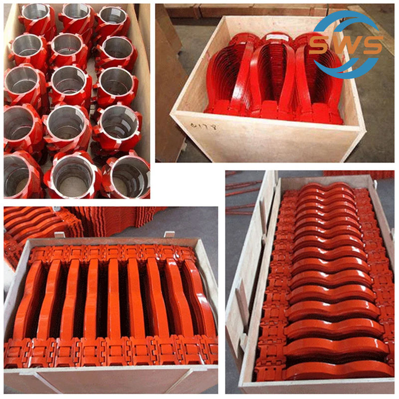 Fabrica Centralizer de aço inoxidável elástico de arco único customizável Ferramentas de poço de óleo semi-rígido Centralizer de tubulação por atacado