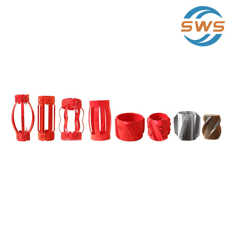 API 10D 4 1/2 Melhorar a qualidade do cimento Casing Centralizer de rolos de mola para perfuração de poço direcional