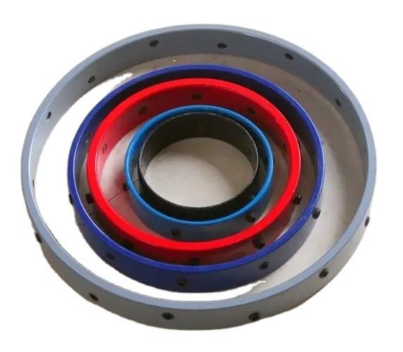 Padrão API 8 1/8 Oil Well Use Sets Screw Type Stop Collar for Centralizer with Stand High Axial Forces (Padrão de bloqueio de parafusos para centralizadores com altas forças axiais).