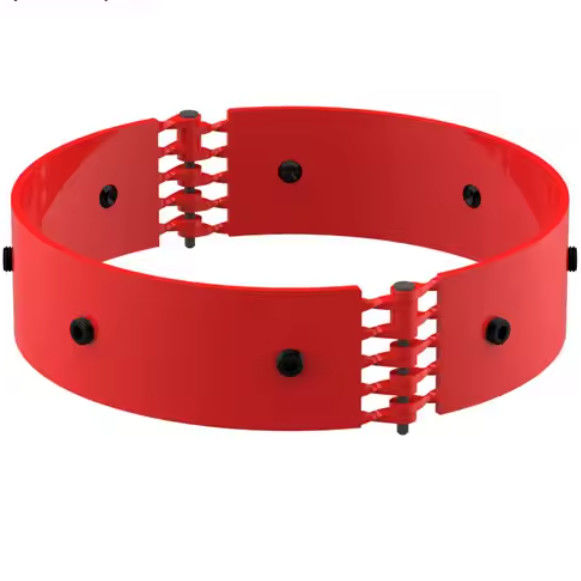 Padrão API 8 1/8 Oil Well Use Sets Screw Type Stop Collar for Centralizer with Stand High Axial Forces (Padrão de bloqueio de parafusos para centralizadores com altas forças axiais).