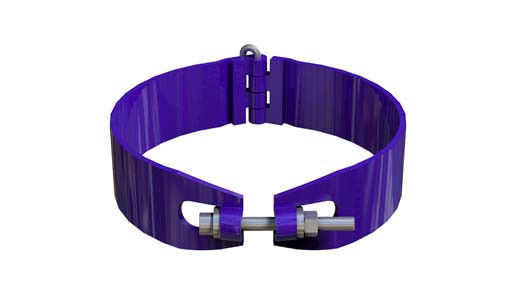 Padrão API 8 1/8 Oil Well Use Sets Screw Type Stop Collar for Centralizer with Stand High Axial Forces (Padrão de bloqueio de parafusos para centralizadores com altas forças axiais).