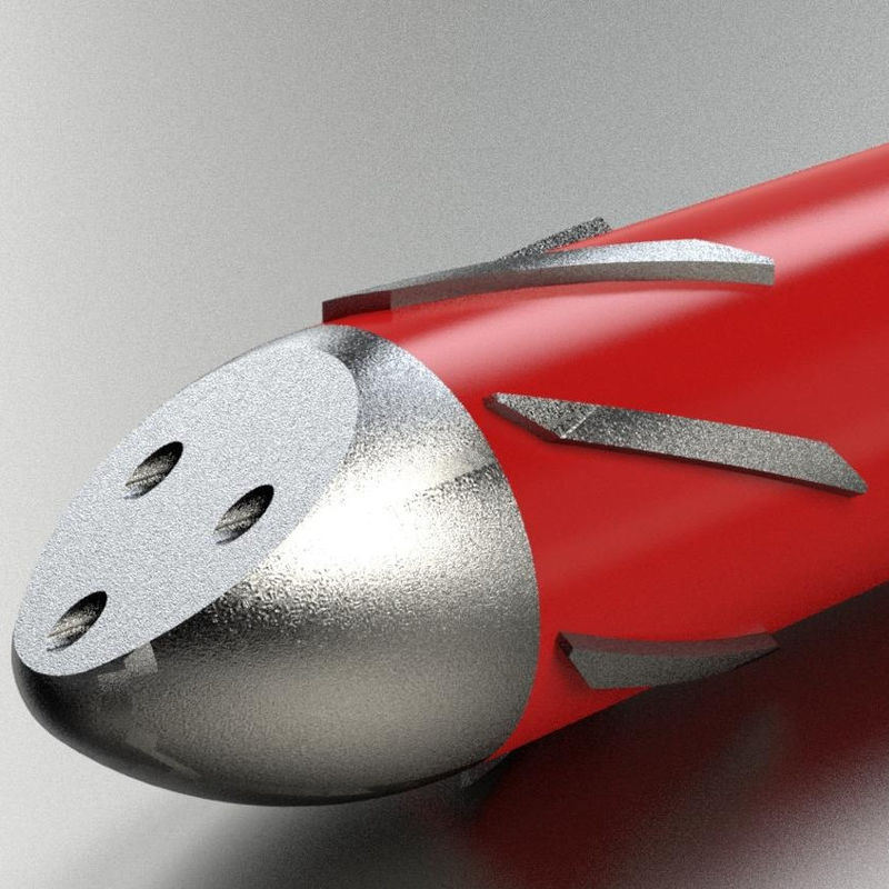 Sapatilha de flutuação de nariz padrão N80 padrão com 244,48 mm OD para indústria de petróleo e gás