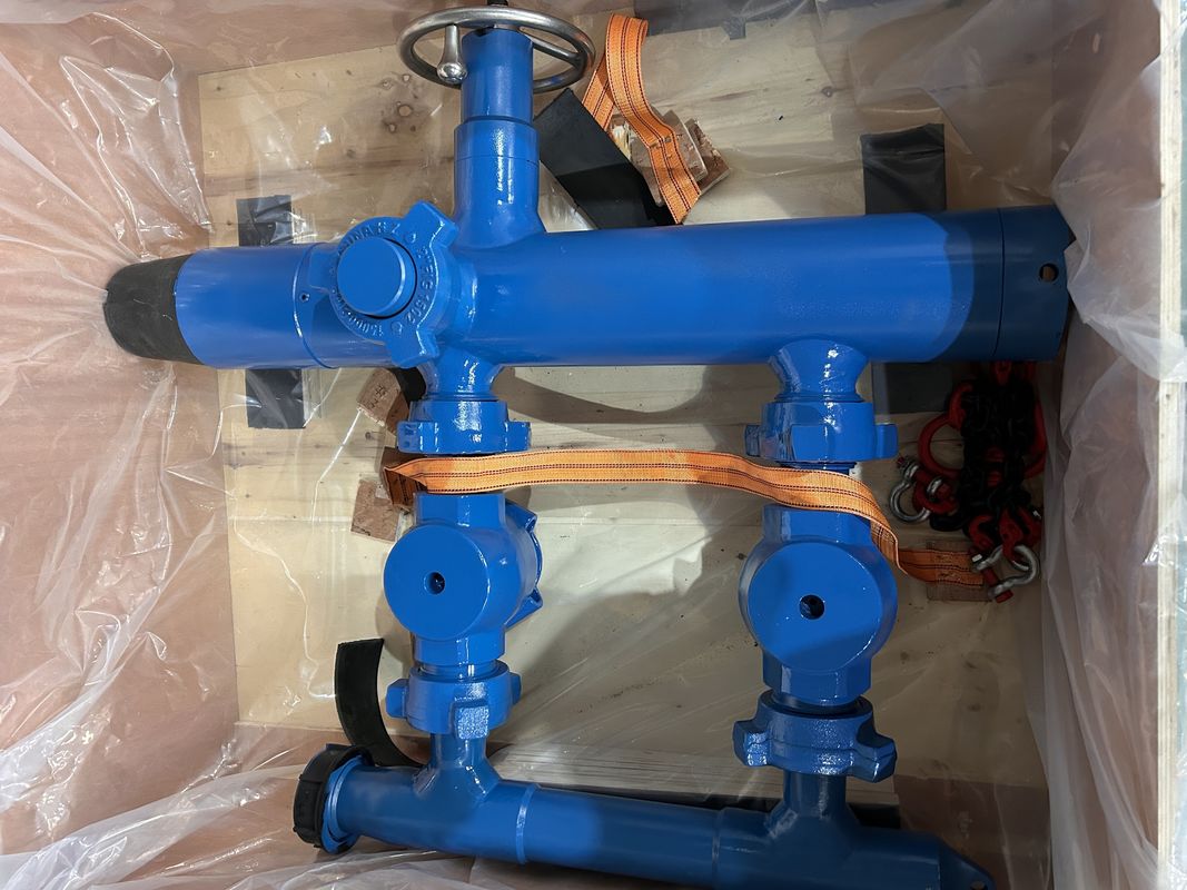 9-5/8' API Casing LTC BTC Buckle ligado 35Mpa Pressão de trabalho 54Mpa Pressão de ensaio Double Plug Cementing Head
