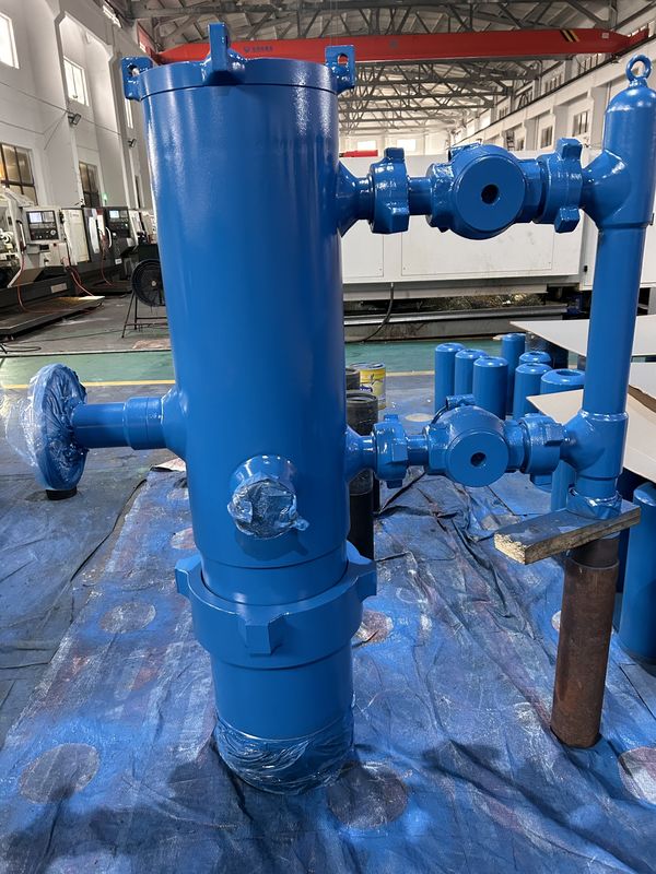6-5/8' API Casing LTC BTC Buckle ligado 21Mpa Pressão de trabalho Duplo Plug Cimento cabeça com embalagem de madeira 500KG