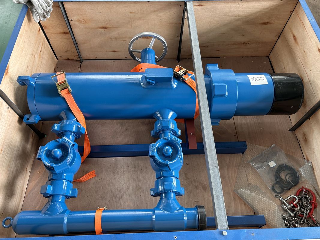 9-5/8' API Casing LTC BTC Buckle ligado 35Mpa Pressão de trabalho 54Mpa Pressão de ensaio Double Plug Cementing Head