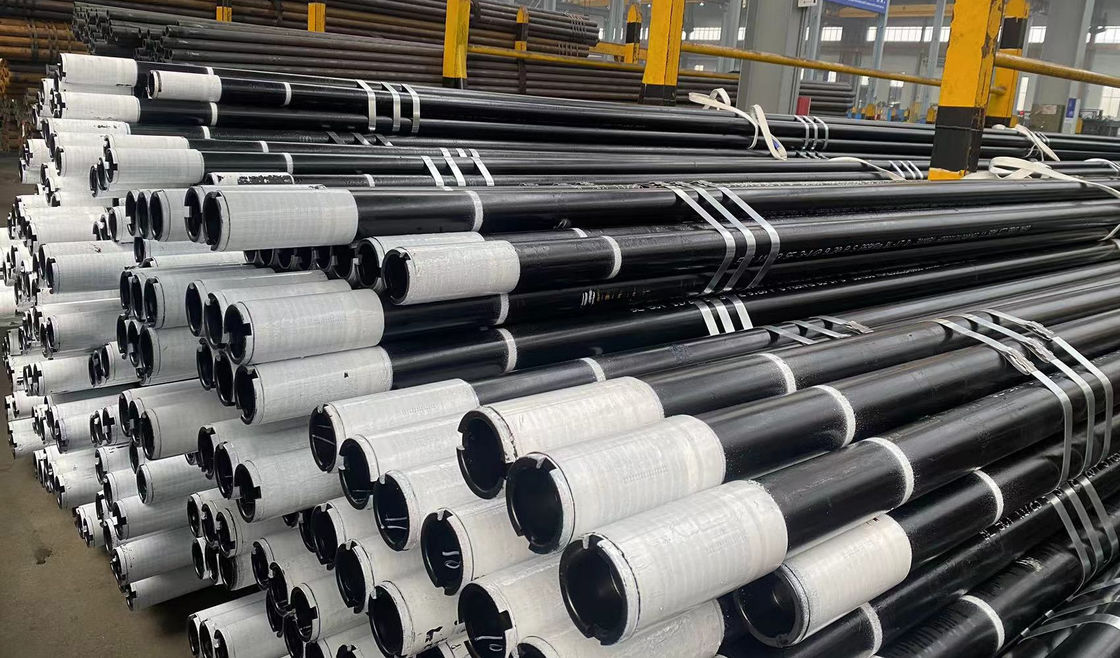 API 5CT Padrão 13-3/8 STC LTC L80 C95 Tubos e carcaças de aço carbono completos com anéis de segurança e com mamilos