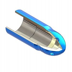 Sapata de Flutuação Excêntrica de Liga de Alumínio L80 BTC-PE de Válvula Única Certificada API 5CT 7 3/4