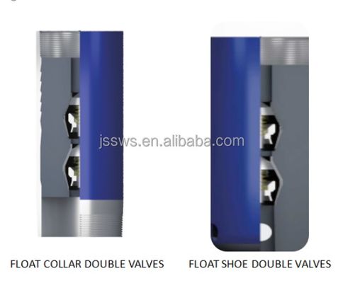 qualidade Colar de Flutuação com Válvula Dupla e Enchimento Automático API 5CT 5 1/2" 14.27mm C90-d PE Rosca Dupla Ferramenta de Cimentação de Alta Pressão fábrica